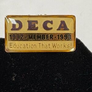 DECA Member 1992-1993 Lapel Pin Education That Works!